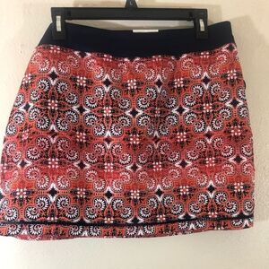 St. John Bay coral medallion Skort size PL. new with tags